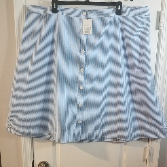 Striped A-line Skirt - Picture 5 of 6